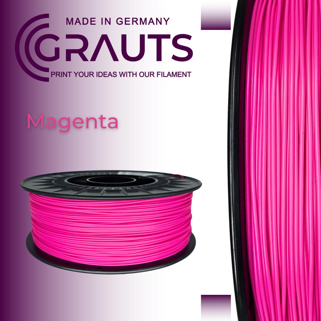 PLA Filament 1,75mm 1kg Grauts 3D Druck