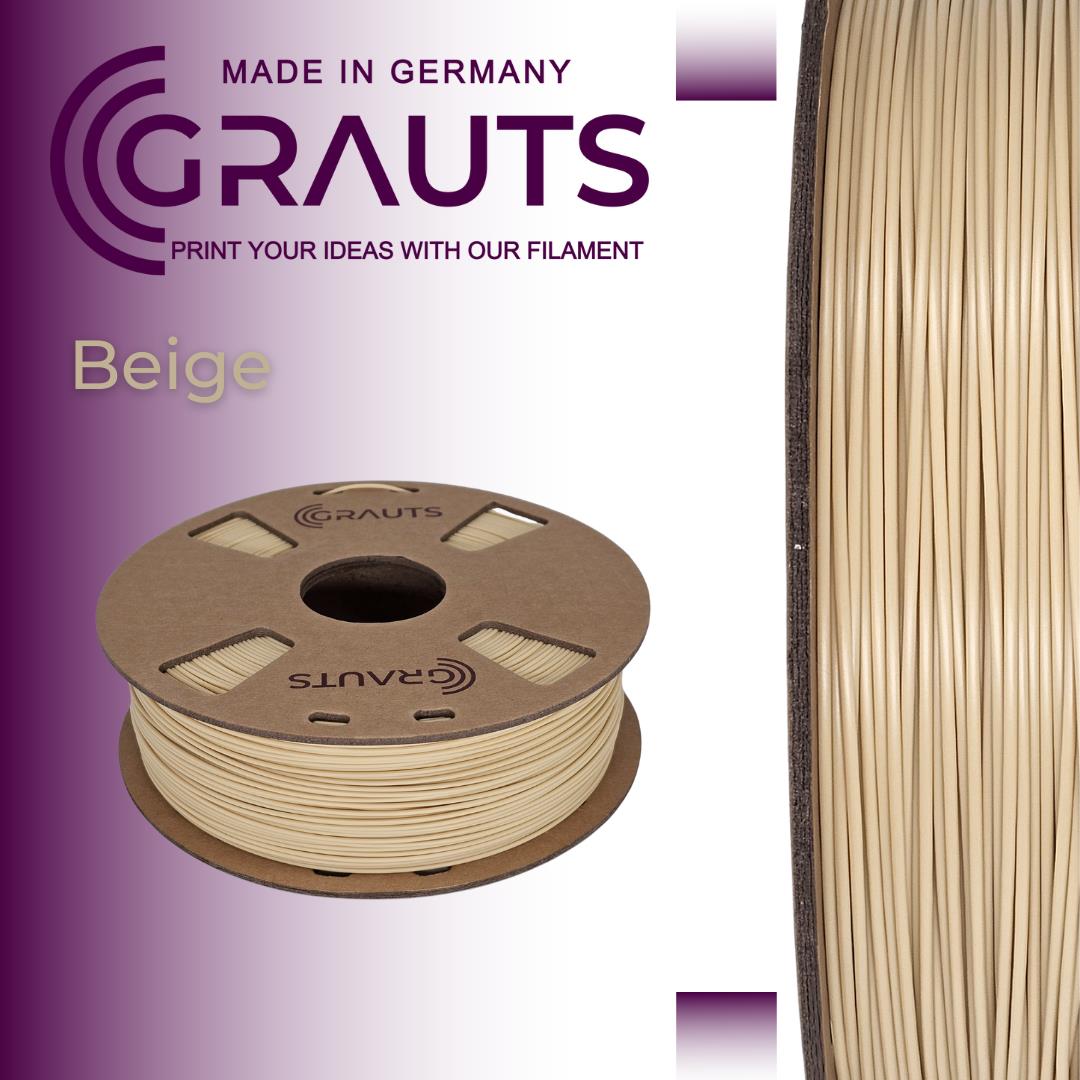 PLA Filament 1,75mm 1kg Grauts 3D Druck