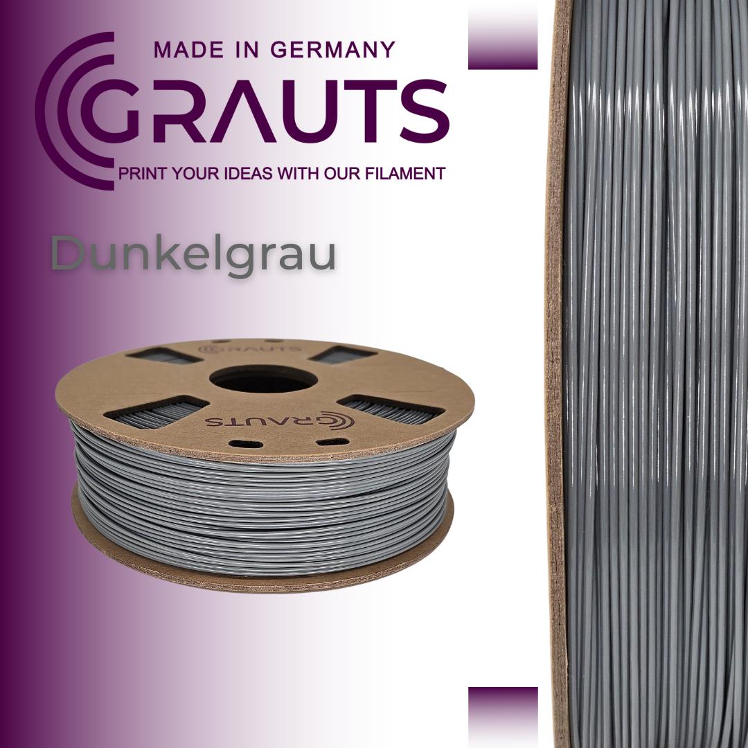 PLA Filament 1,75mm 1kg Grauts 3D Druck