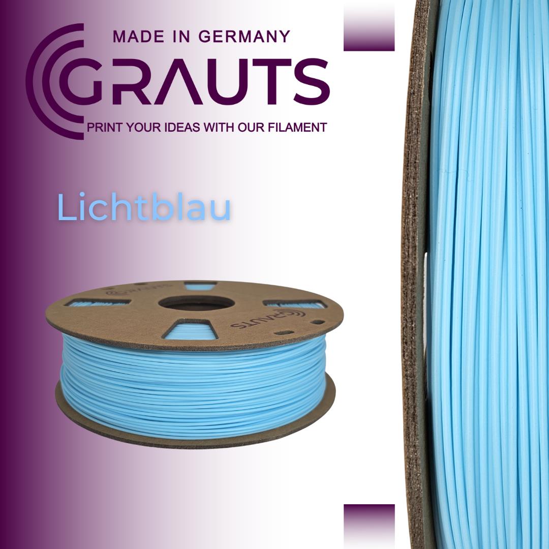 PLA Filament 1,75mm 1kg Grauts 3D Druck