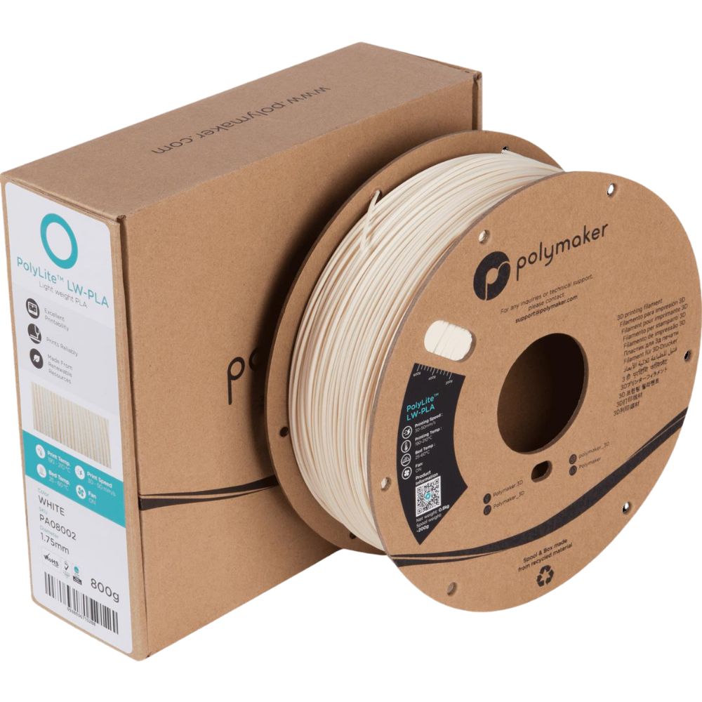 LW PLA Polymaker Polylite Filament 1,75mm 800g 3D Druck