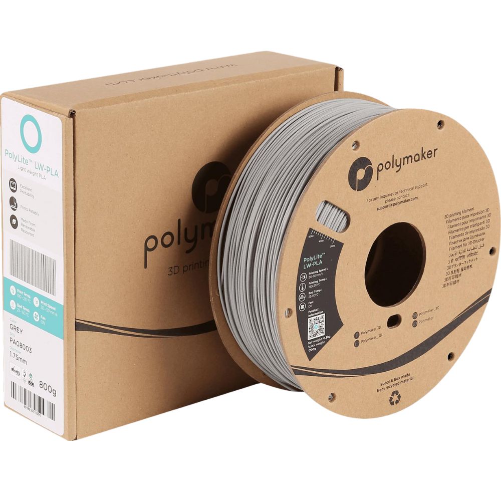 LW PLA Polymaker Polylite Filament 1,75mm 800g 3D Druck