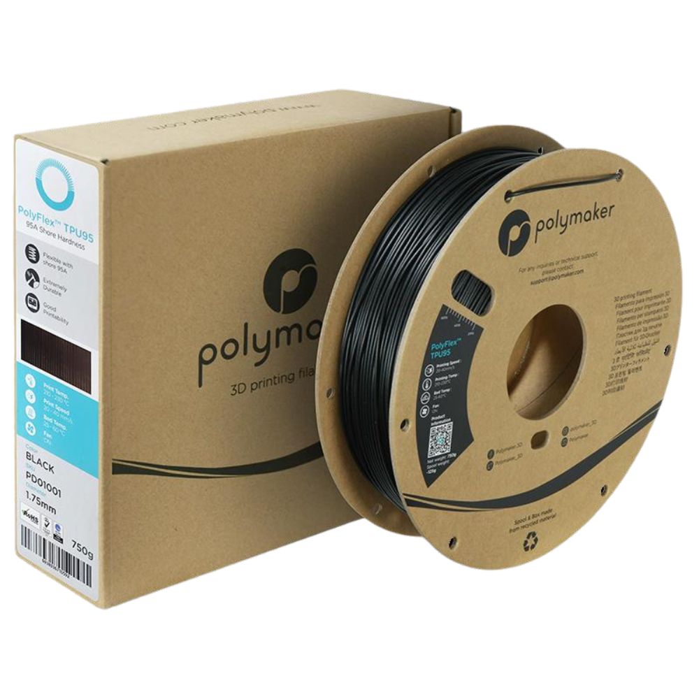 Polymaker PolyFlex TPU 95A Filament 1,75mm 750g 3D Druck