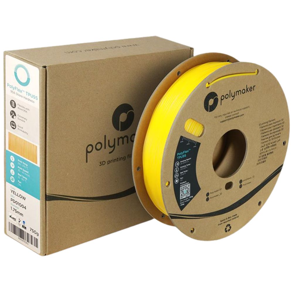 Polymaker PolyFlex TPU 95A Filament 1,75mm 750g 3D Druck