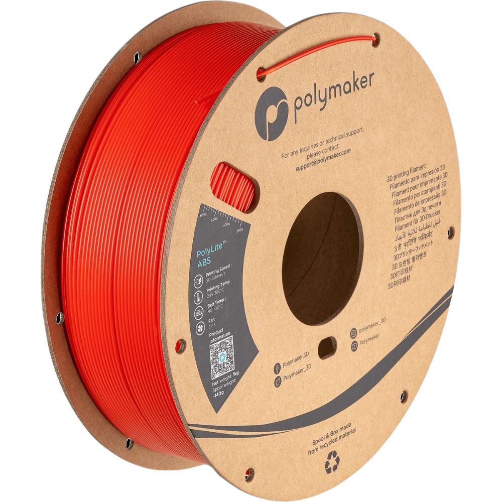 ABS Polymaker PolyLite Filament  1,75mm 1kg 3D Druck