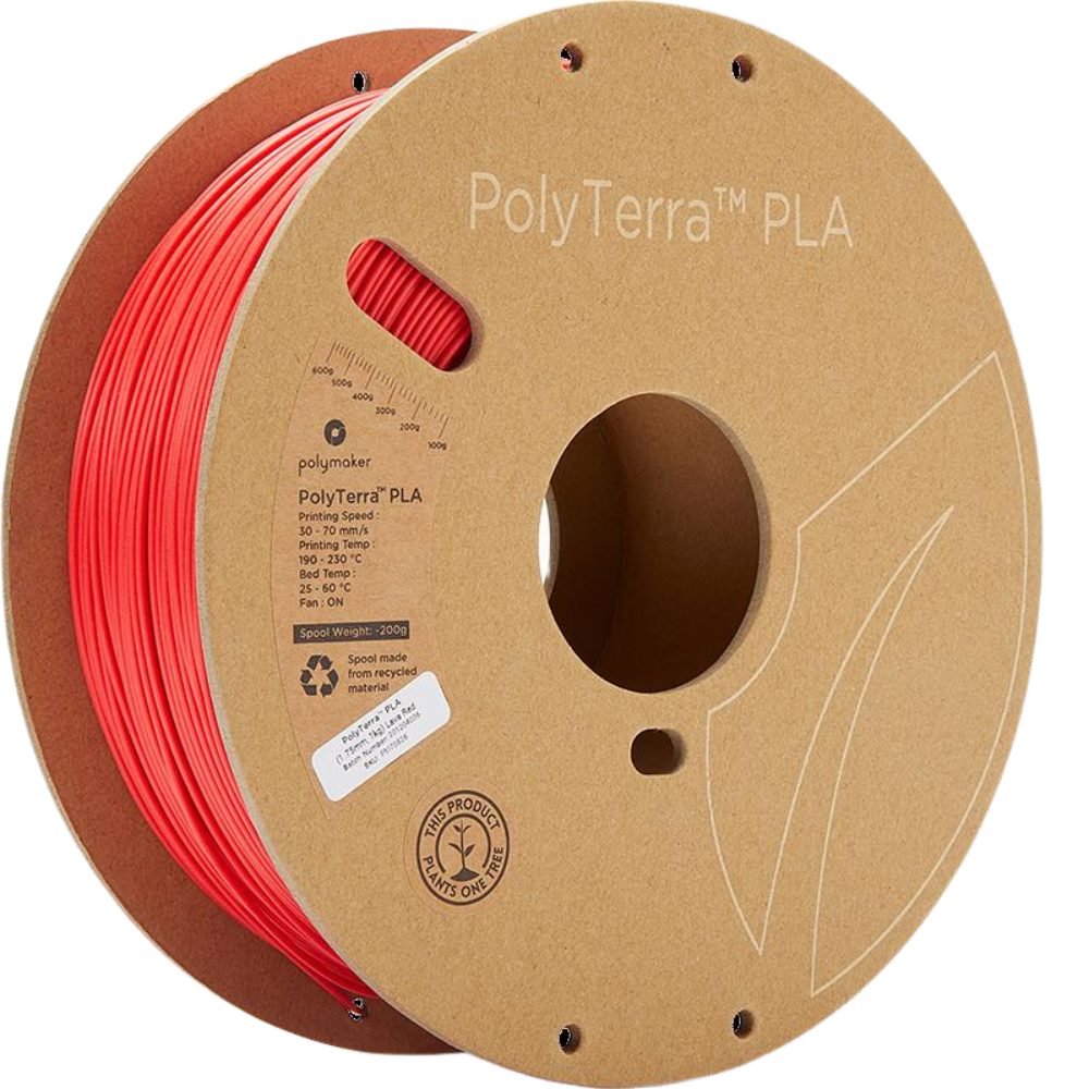 PLA Polymaker PolyTerra Filament  1,75mm 1Kg 3D Druck