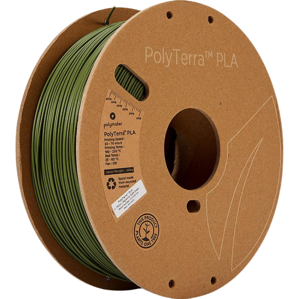 PLA Polymaker PolyTerra Filament  1,75mm 1Kg 3D Druck