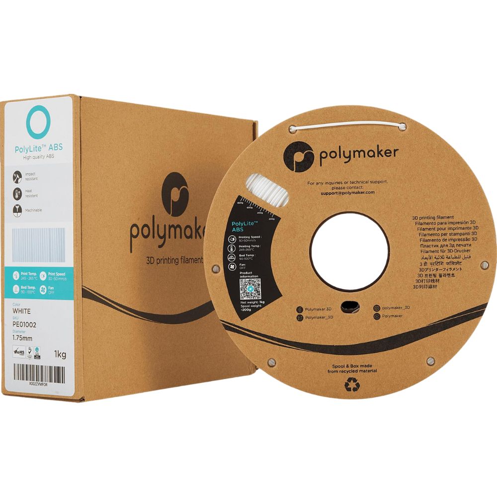 ABS Polymaker PolyLite Filament  1,75mm 1kg 3D Druck