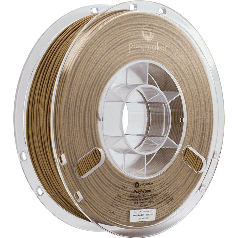 Polymaker PolyWood PLA Filament Brown 1,75mm 600g 3D Druck