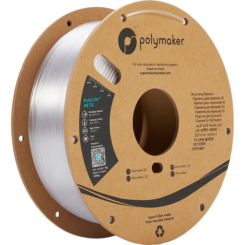 PETG Filament 1,75mm 1kg Polymaker PolyLite 3D Druck