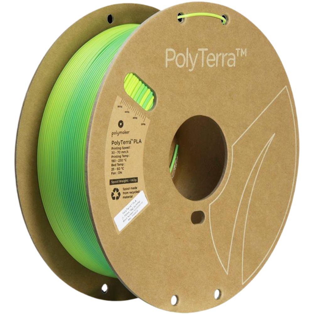 PLA Gradient Filament 1.75mm 1kg Polymaker PolyTerra 3D Druck