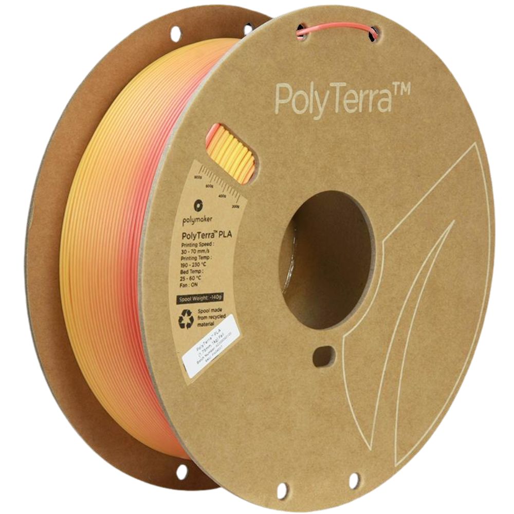 PLA Gradient Filament 1.75mm 1kg Polymaker PolyTerra 3D Druck