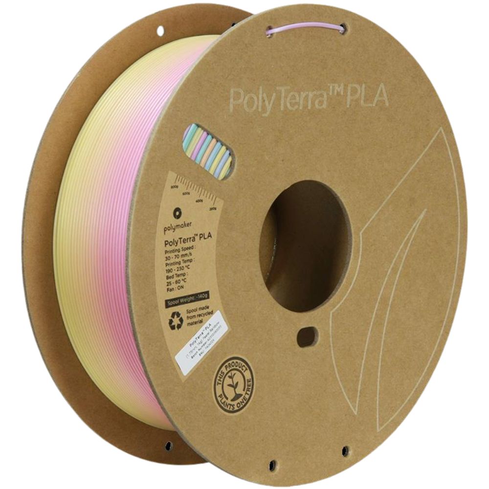 PLA Gradient Filament 1.75mm 1kg Polymaker PolyTerra 3D Druck