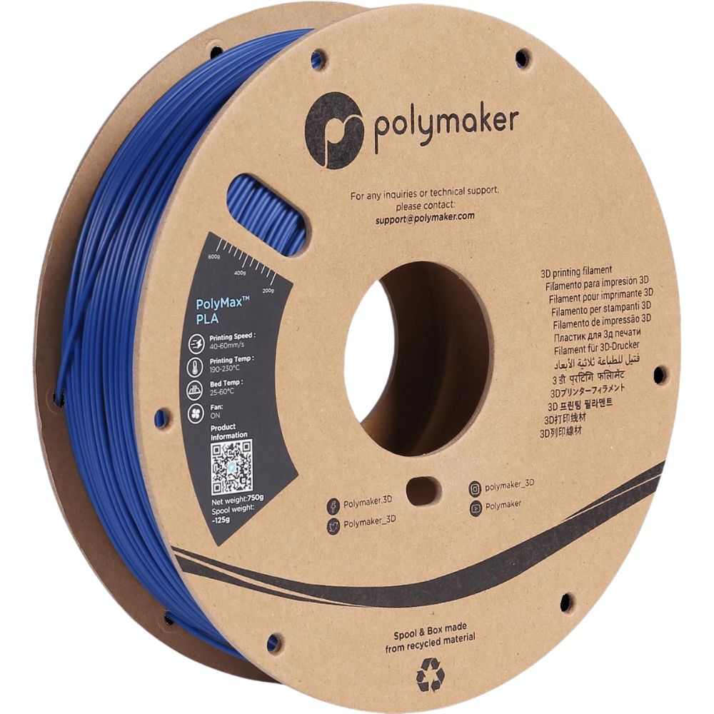 Polymaker PolyMax Tough PLA Filament 1,75mm 750g 3D Druck