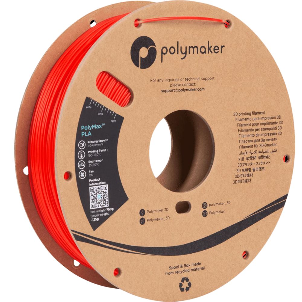 Polymaker PolyMax Tough PLA Filament 1,75mm 750g 3D Druck