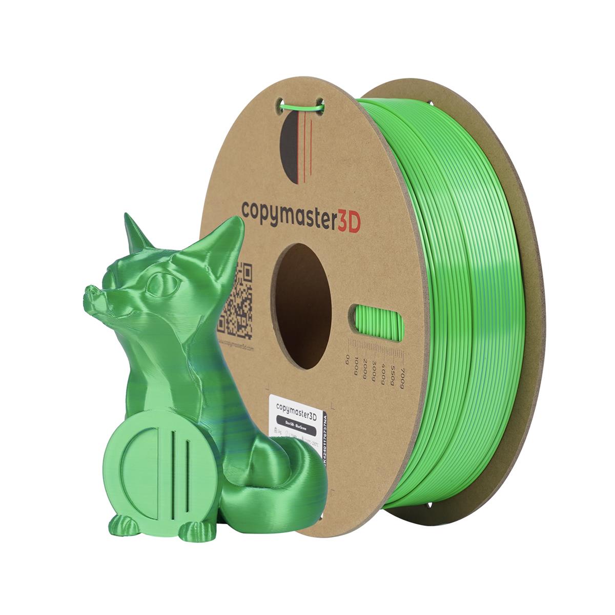 PLA Duo Silk Filament 1,75mm 1Kg Copymaster3D 3D Druck