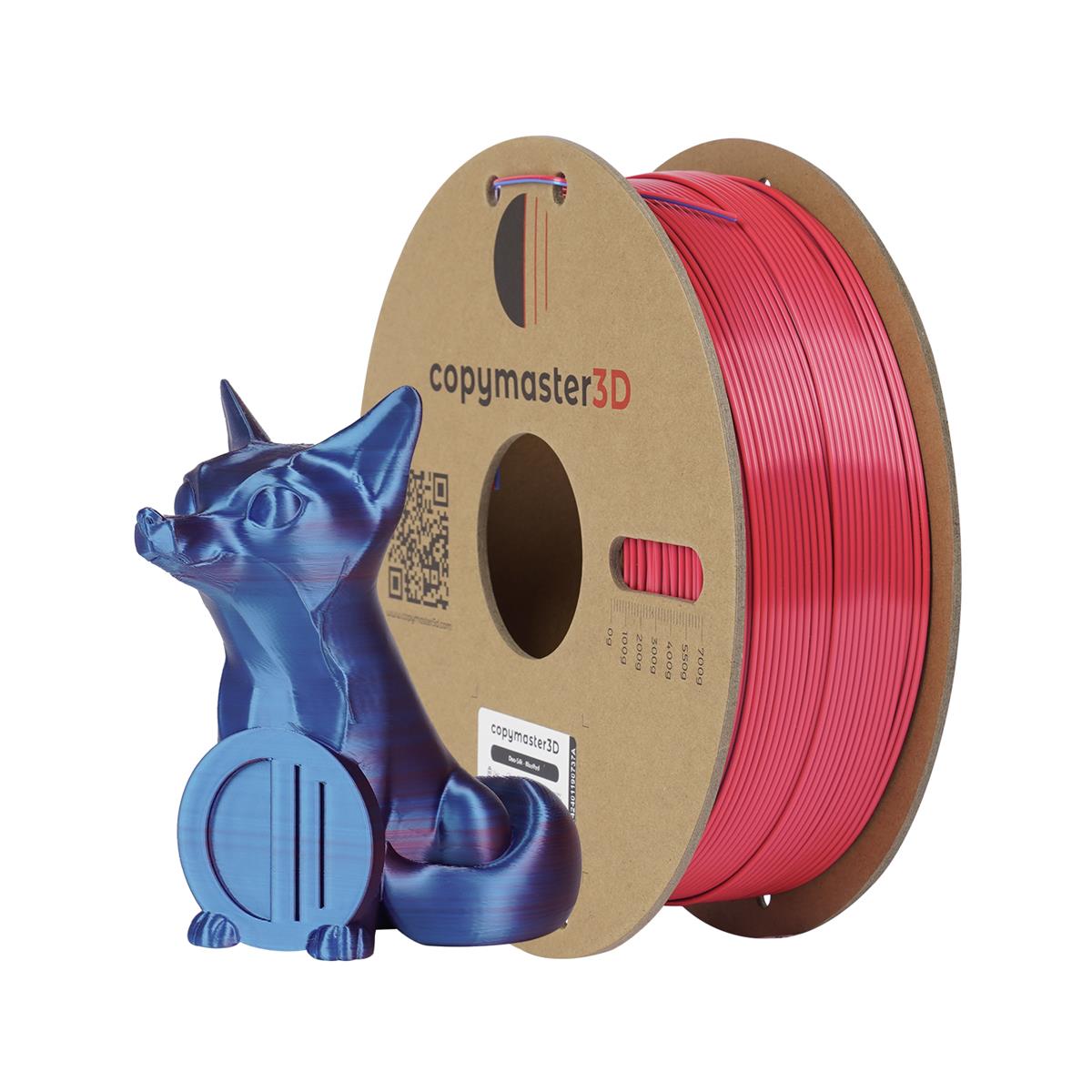 PLA Duo Silk Filament 1,75mm 1Kg Copymaster3D 3D Druck