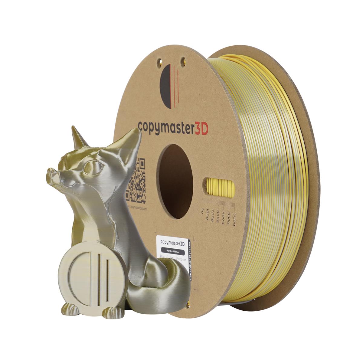 PLA Duo Silk Filament 1,75mm 1Kg Copymaster3D 3D Druck