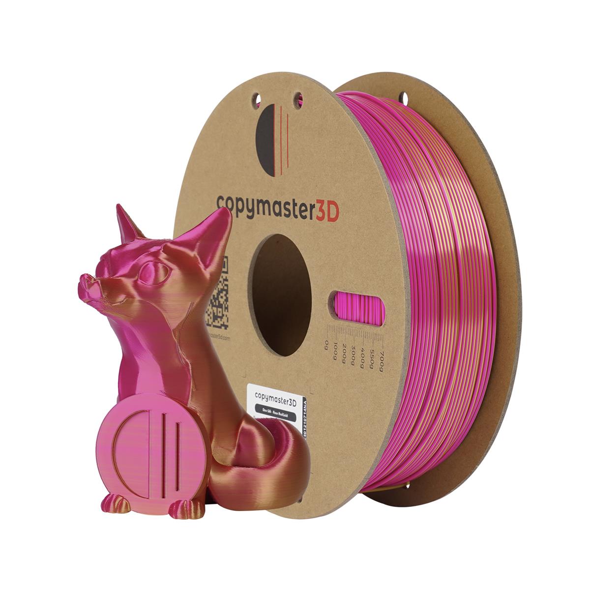 PLA Duo Silk Filament 1,75mm 1Kg Copymaster3D 3D Druck