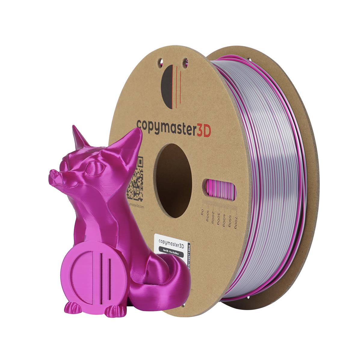 PLA Duo Silk Filament 1,75mm 1Kg Copymaster3D 3D Druck