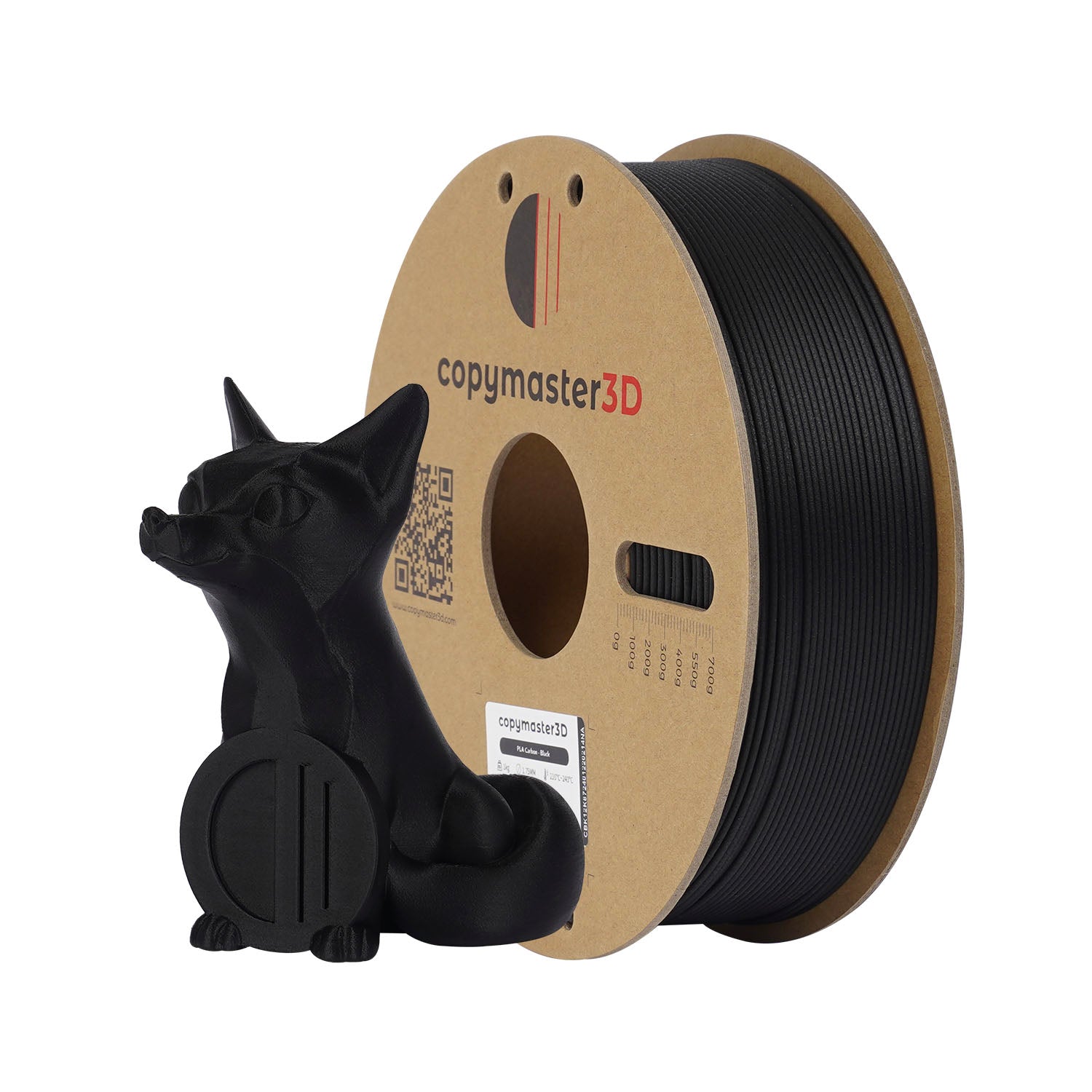 PLA Carbon Filament 1,75mm 1Kg Copymaster3D 3D Druck