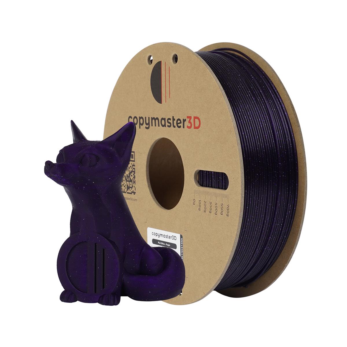 PLA Glitter Filament 1,75mm 1Kg Copymaster3D 3D Druck