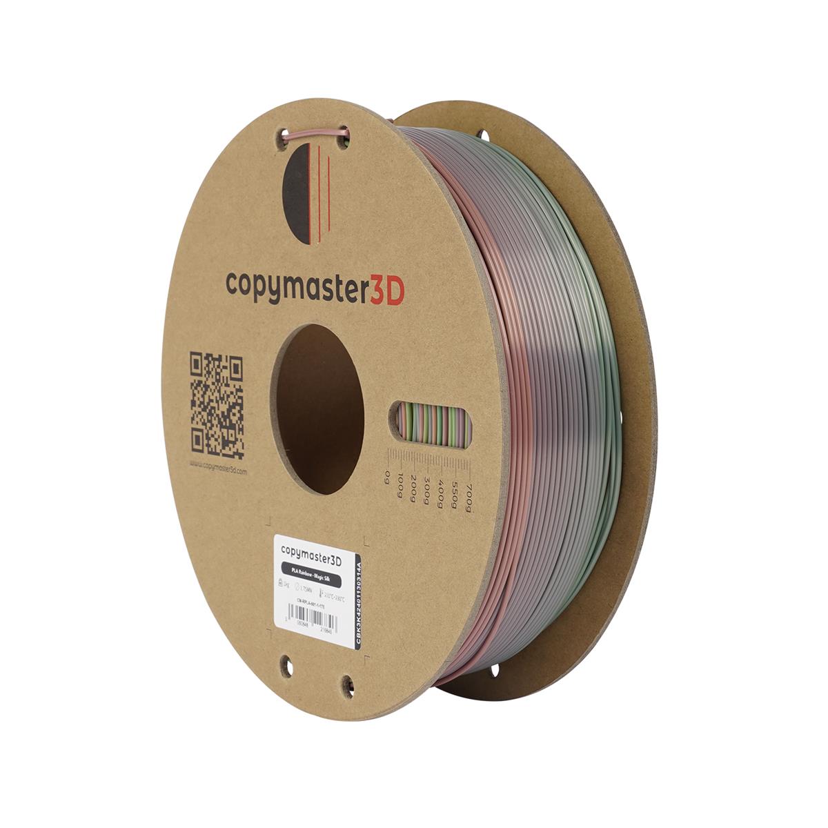 PLA Rainbow Filament 1,75mm 1Kg Copymaster3D 3D Druck