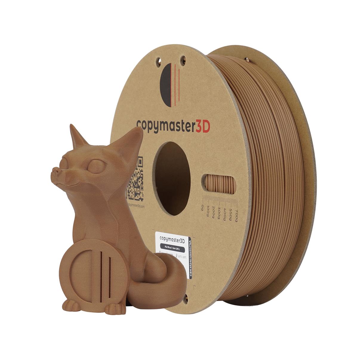 PLA Wood Filament 1,75mm 1Kg Copymaster3D 3D Druck