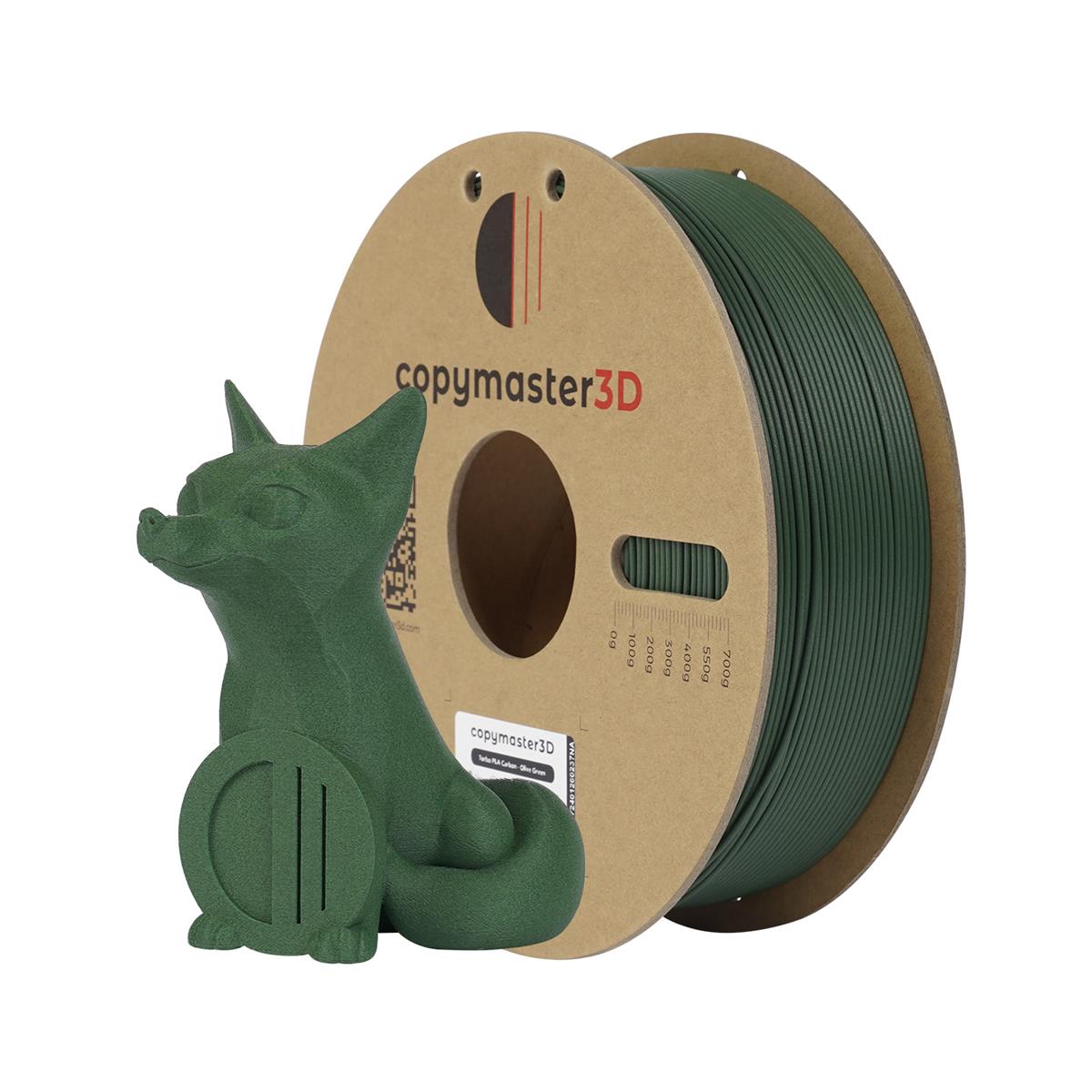 Turbo PLA Carbon Filament 1,75mm 1kg Copymaster3D 3D Druck