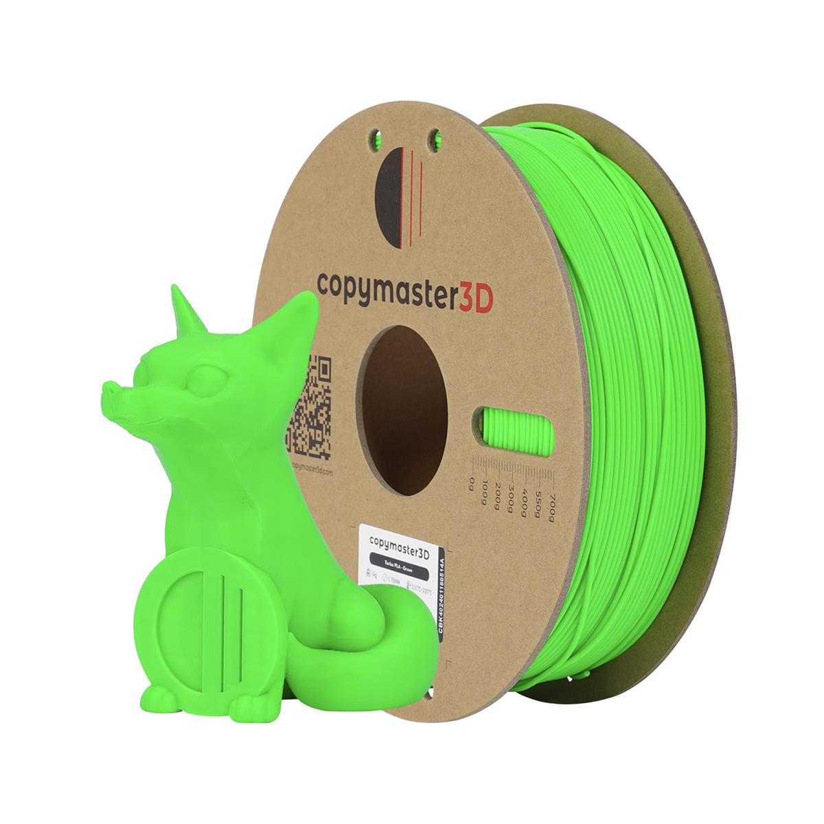 PLA Turbo Filament 1,75mm 1Kg Copymaster3D 3D Druck