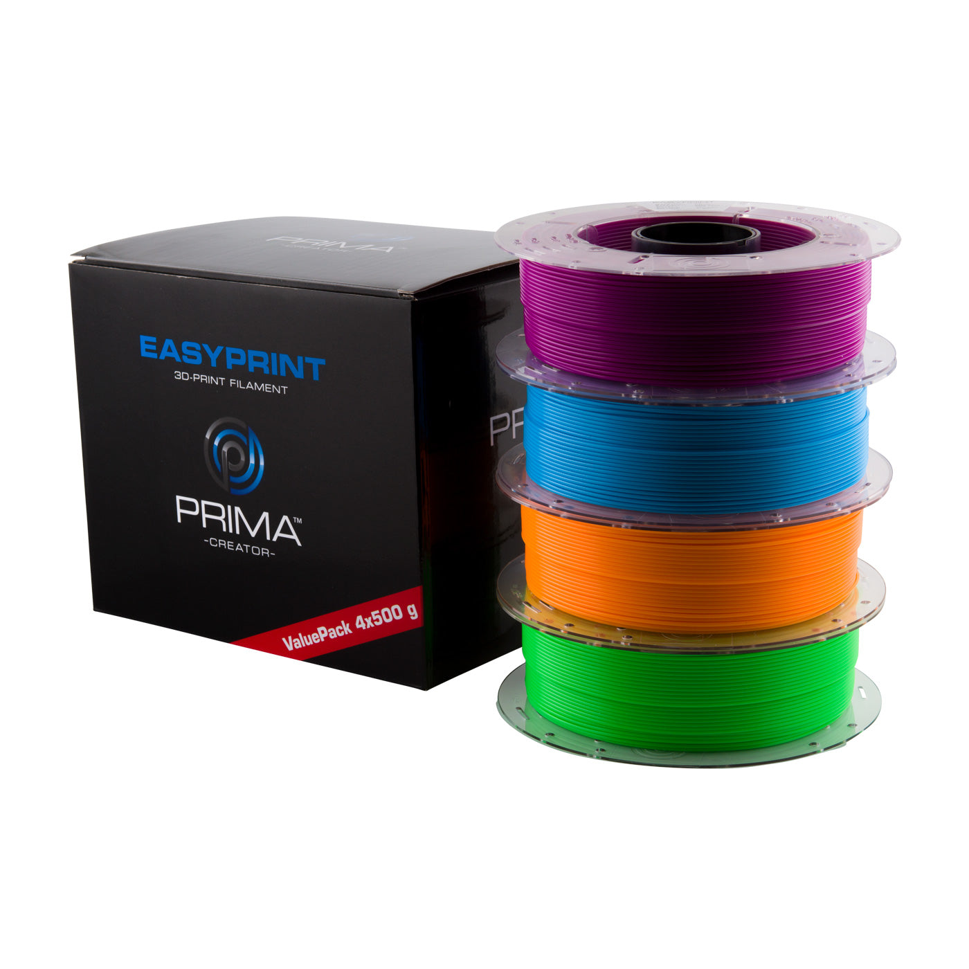 PLA Filament Neon Pack 1,75mm 4 x 500g EasyPrint