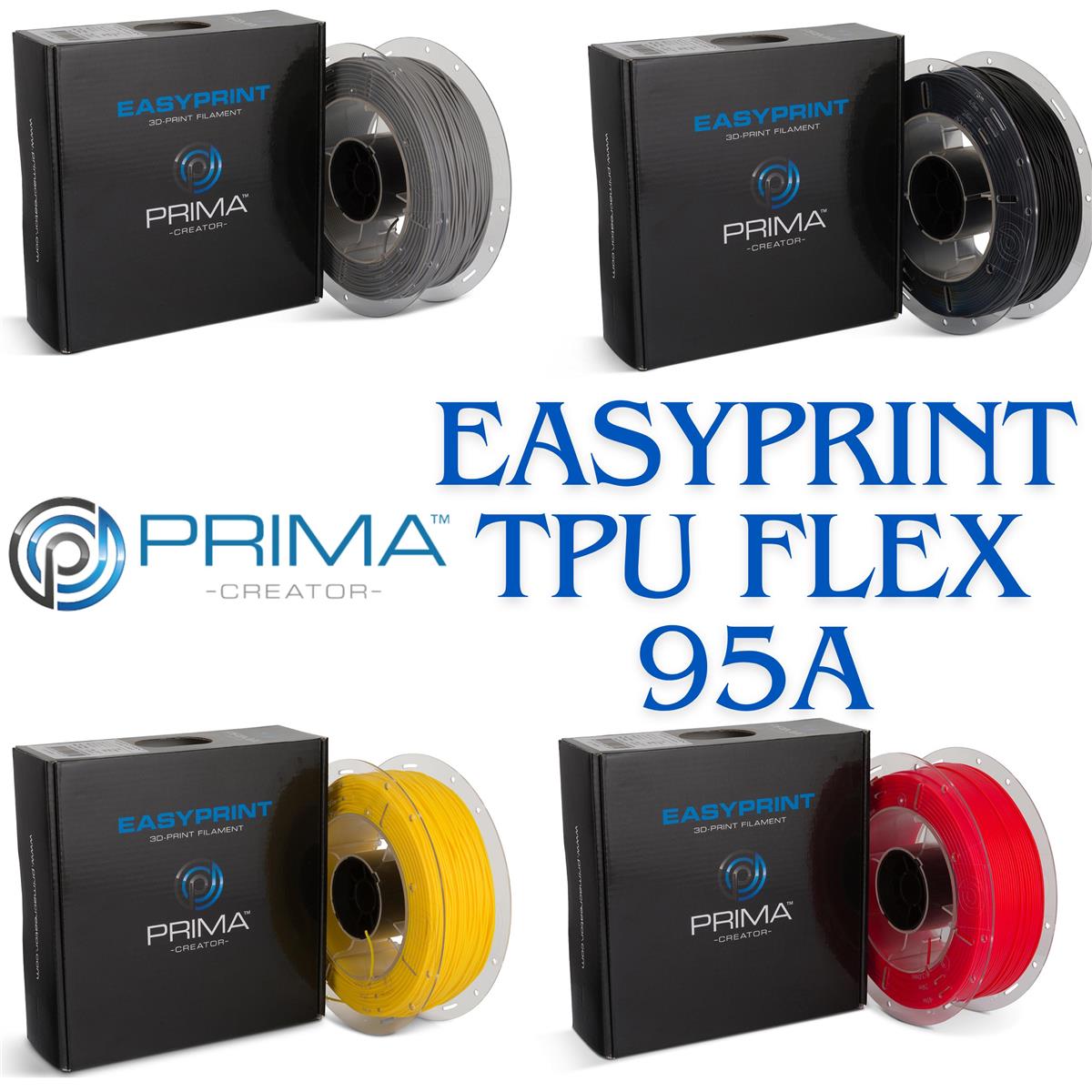 Primacreator Easyprint Filament TPU FLEX 95A 1,75mm 500G 3D Druck