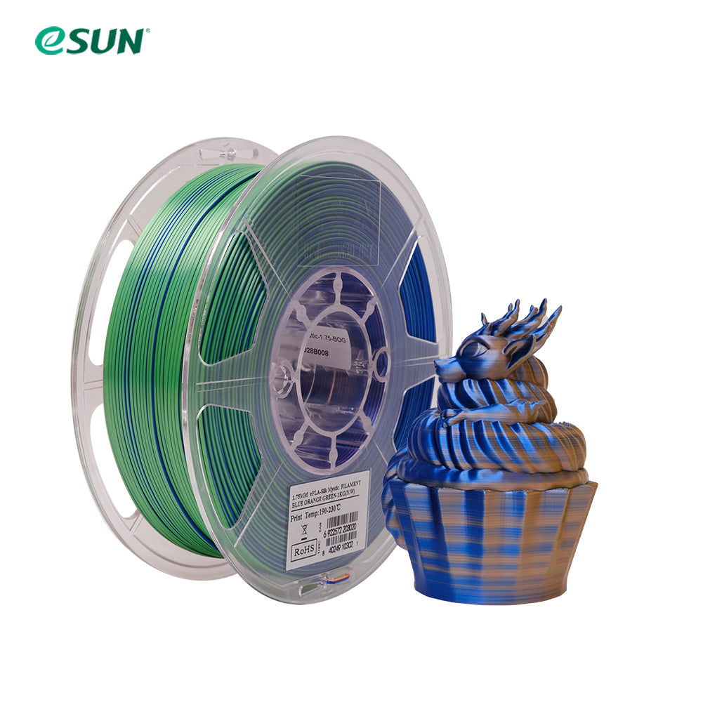 eSun ePLA-Silk Filament Dual / Triple Color 1,75mm 1kg 3D Druck