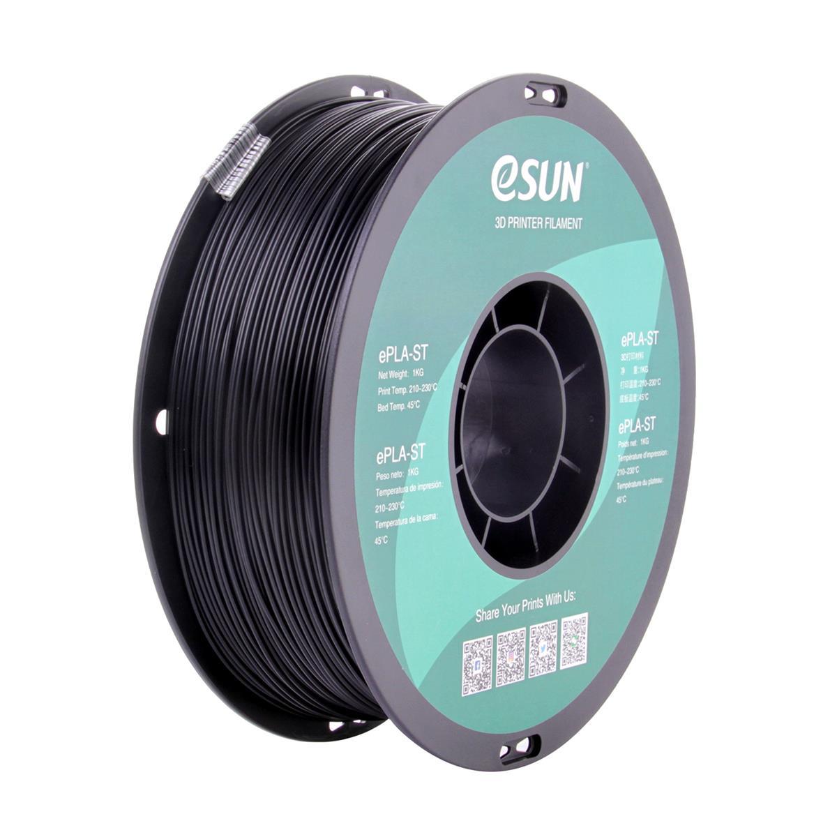 eSun ePLA-ST Filament Black 1,75mm 1kg 3D Druck