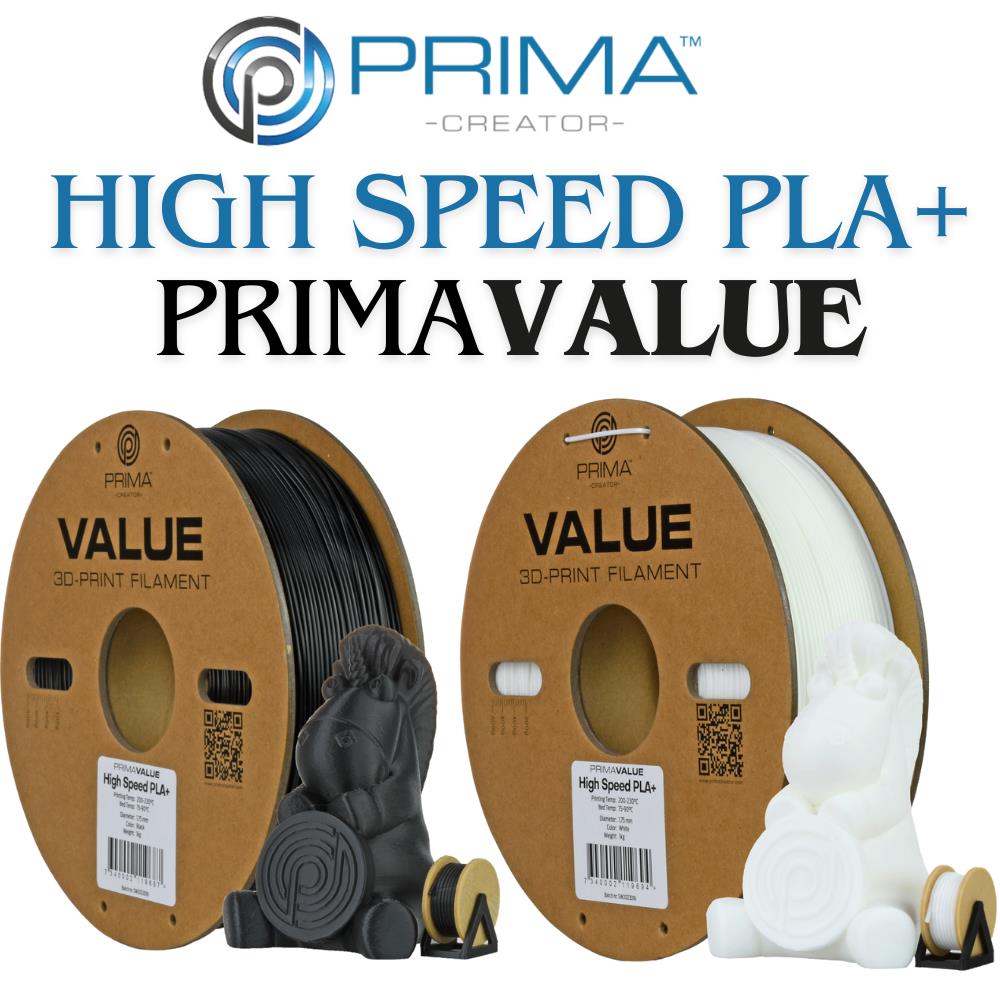 PLA+ High Speed Filament 1,75mm 1kg PrimaValue 3D Druck