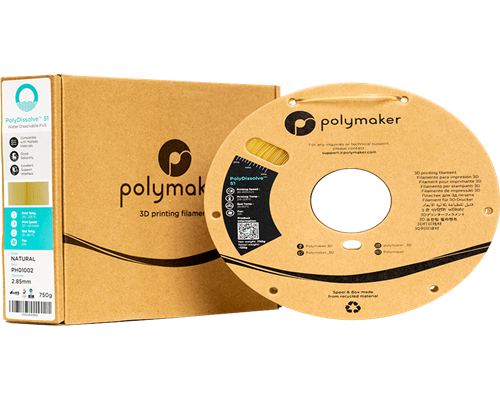 Polydissolve S1 PVA 1,75mm 750g Polymaker 3D Druck