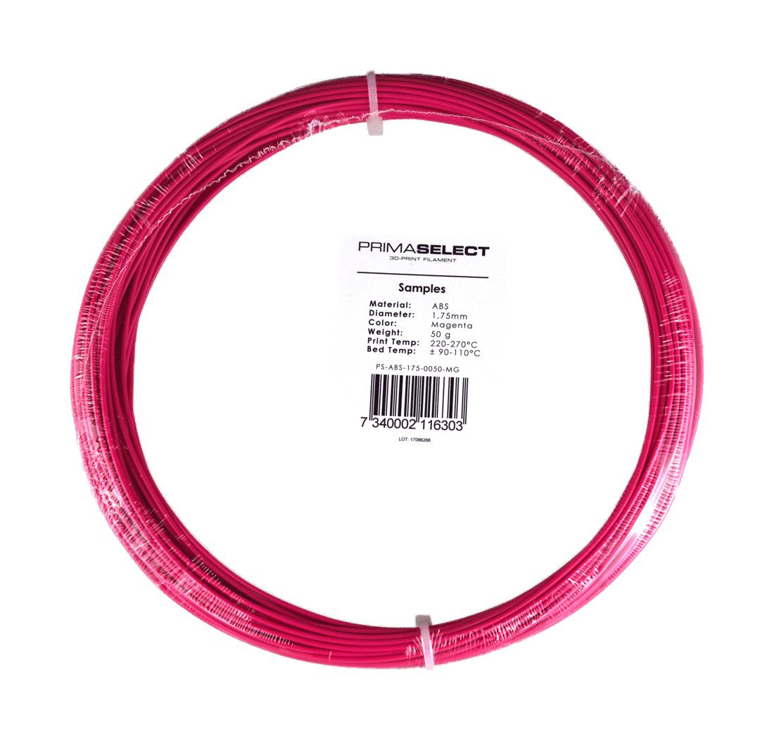 ABS Filament Magenta 1,75mm 50g PrimaSelect 3D Druck