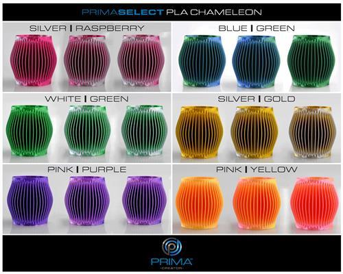 PLA Filament Chameleon Pack 1,75mm 6 X 250G PrimaSelect 3D Druck