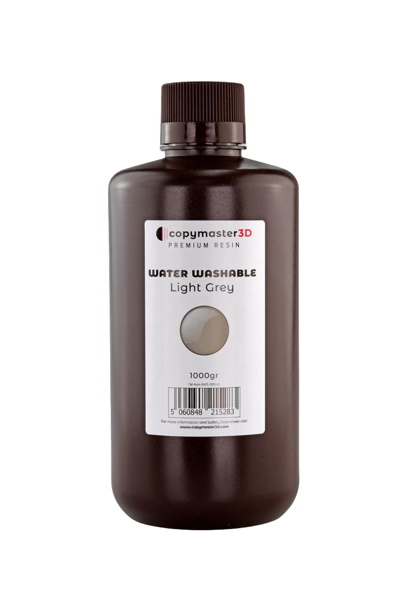 Resin Wasserabwaschbares UV HARZ Hellgrau 1000ml Copymaster3D